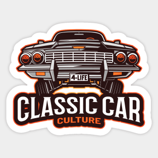 Classic Car Culture Sticker
